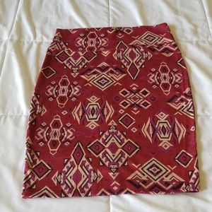 LuLaroe Mid Rise Midi Skirt